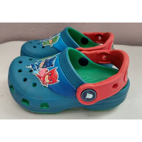 Crocs PJ MASKS Clog Sandals Shoes Toddler Size C6 - Picture 3 of 8